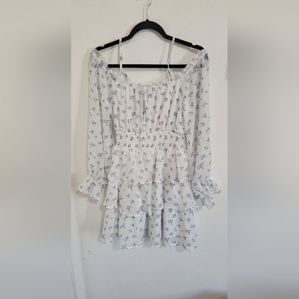 Floral Off-Shoulder Dress
